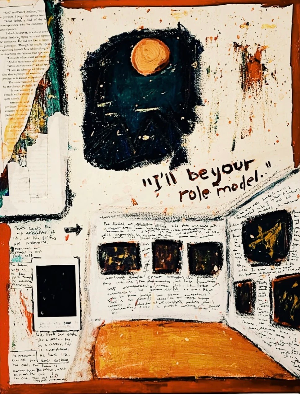 untitled, Kunsh Sharma, 2025, Mixed-media painting